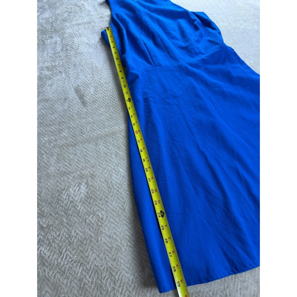 A New Day Fit & Flare Dress Womens S Royal Blue Classic Sleeveless - Picture 11 of 12